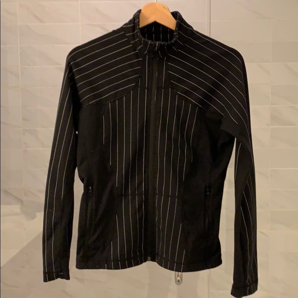 Lululemon striped zip up